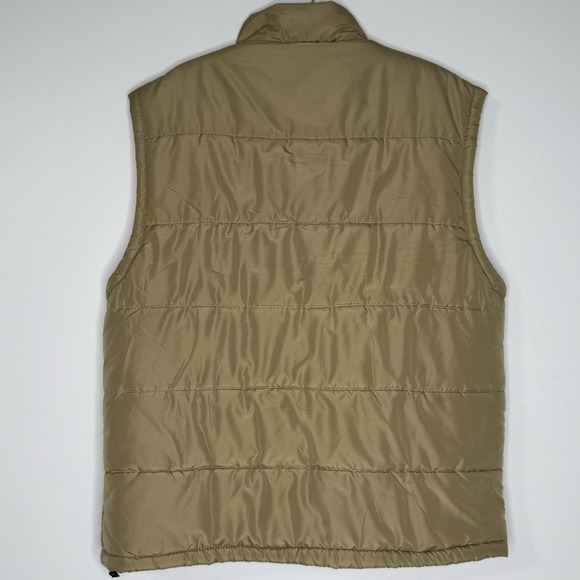 Ecko Unltd Full Zip Sleeveless White Black Logo Puffer Vest - Picture 5 of 8